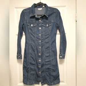 Levis Denim long-sleeved mini dress (sml)
